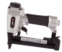 ACE & K AS1005 Pneumatic 90 Type 12-25mm 2nd Fix Narrow Crown Stapler In Plastic Case